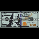 100 Dollar The United States Of America Bill Money Cash Hustling Hustler Illustration Logo Hustle Skillz SVG PNG JPG Vector Cut Files Silhouette Cricut