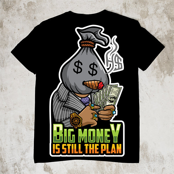 Big Money Still The Plan Man Money Head Quotes Hustler Hustling Grind Hustle Skillz SVG PNG JPG EPS Cutting Files