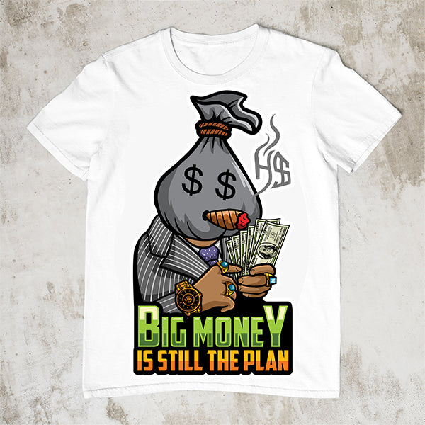 Big Money Still The Plan Man Money Head Quotes Hustler Hustling Grind Hustle Skillz SVG PNG JPG EPS Cutting Files