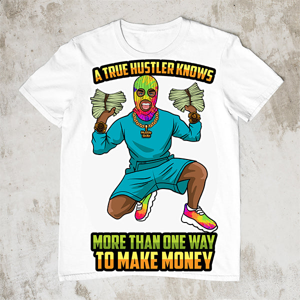 A True Hustler Knows Gangster Man Quotes Hustler Hustling Grind Hustle Skillz SVG PNG JPG EPS Cutting Files