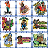 Bundle 9 Gangster Hustler Man Grinding Money Cash Savage Flex Money Maker Hip Hop Hustler Girl Hustle Skillz Designs For Commercial Use SVG PNG JPG Cut Cutting