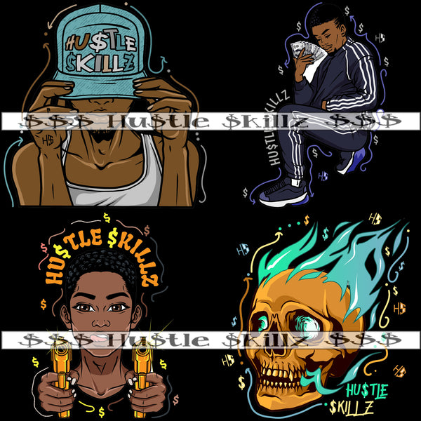 Free Bundle Hu$tle $killz SVG PNG JPG EPS Cut Cutting