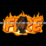 Fire Melanin Holding Gun Ski Mask Money Cash Hustle Skillz Dope Hustler Hustling Designs For Products SVG PNG JPG EPS Cut Cutting