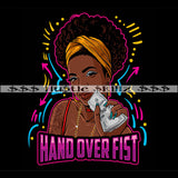 Hand Over Fits Melanin Woman Holding Money Cash Hustle Skillz Dope Hustler Hustling Epic Designs For Products SVG PNG JPG EPS Cut Cutting
