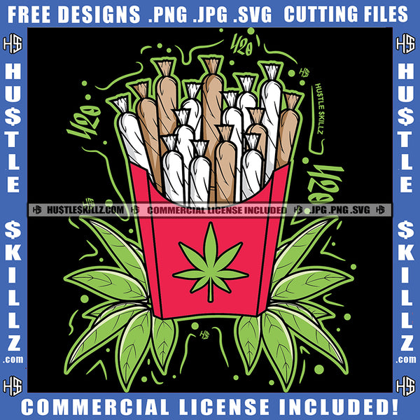 Weed Leaf Smoking High Green Yellow Red Rasta Plants Leaves Leaf Joint Blunt Smoke Grind Cannabis Smoking Blunt Marijuana Weed leaf Logo Hustle Skillz SVG PNG JPG Vector Cut Files Silhouette Cricut