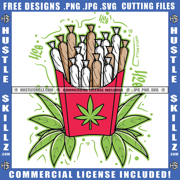 Weed Leaf Smoking High Green Yellow Red Rasta Plants Leaves Leaf Joint Blunt Smoke Grind Cannabis Smoking Blunt Marijuana Weed leaf Logo Hustle Skillz SVG PNG JPG Vector Cut Files Silhouette Cricut