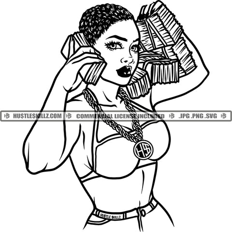 products/HustleSkillz.comBlackAndWhiteGoddessVectorHustleandPrayDECPROVER205.jpg