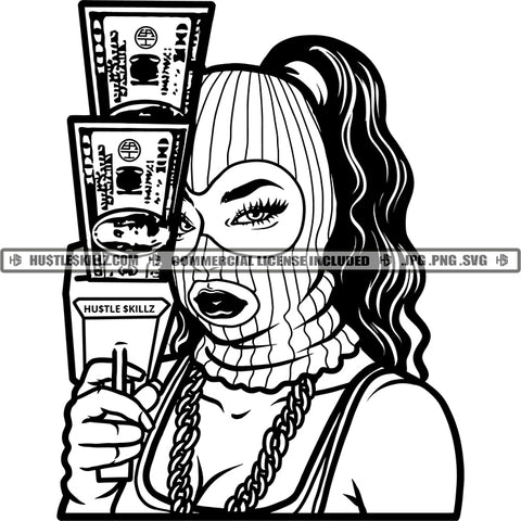 products/HustleSkillz.comBlackAndWhiteGoddessVectorHustleandPrayDECPROVER209.jpg