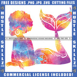 Afro Mermaid Woman Water Paint Colorful Logo Hustle Skillz SVG PNG JPG Vector Cut  Files Silhouette Cricut