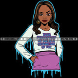 Your Perception Of Me Life Savage Positive Quotes Nubian Woman Phrases Motivation Logo Hustle Skillz SVG PNG JPG Vector Cut Files Silhouette Cricut