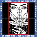 Blunt Weed 420 Bond Cannabis Smoker Smoking Blunt Weed leaf Logo Hustle Skillz SVG PNG JPG Vector Cut Files Silhouette Cricut