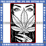 Blunt Weed 420 Bond Cannabis Smoker Smoking Blunt Weed leaf Logo Hustle Skillz SVG PNG JPG Vector Cut Files Silhouette Cricut