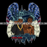 American Gangster Man City Boys Guns Protection Grind Investor Money Cash Hustle Skillz Dope Hustler Hustling Designs For Products SVG PNG JPG EPS Cut Cutting